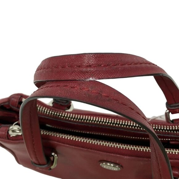 COACH - F32829 Red Leather Handbag - Picture 6 of 10